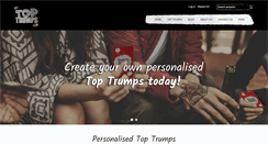 Desktop Screenshot of mytoptrumps.com